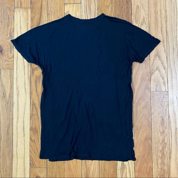 ALO Yoga Black Open Side Short Sleeve Shirt - Picture 5 of 5